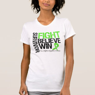 Camiseta Não a luta do sobrevivente do linfoma de Hodgkins