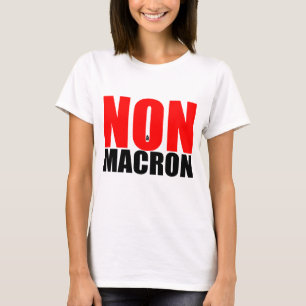 CAMISETA NÃO À MACRON