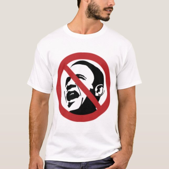 Camiseta Não a Obama (Frente)