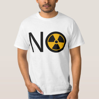 Camiseta Não à radiação e potência nuclear