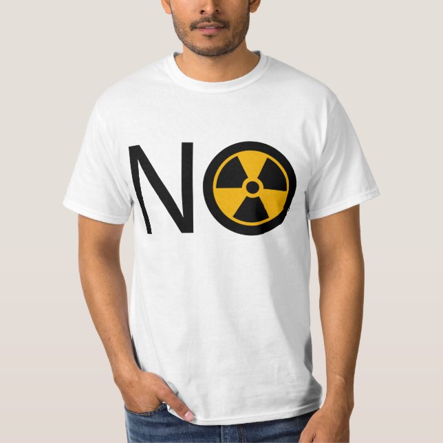 Camiseta Não à radiação e potência nuclear (Frente)