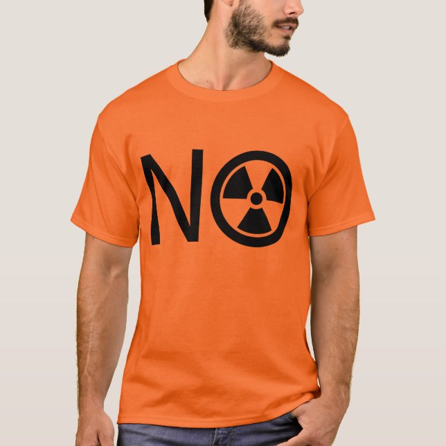 Camiseta Não à radiação e potência nuclear (Frente)