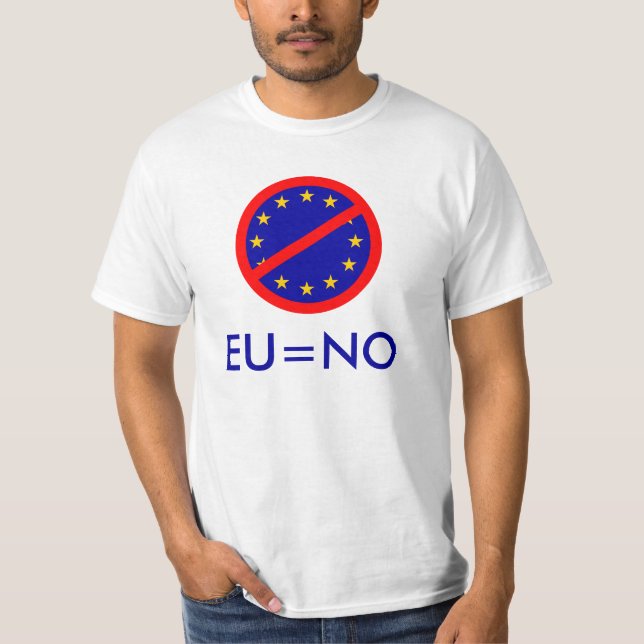 Camiseta Não à UE (Frente)