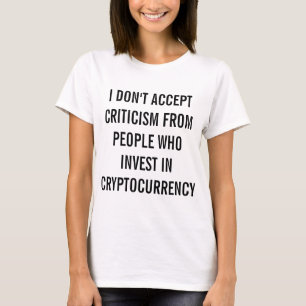 Camiseta Não Aceito Críticas