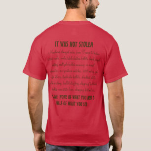 Camiseta Não acredite nos seus ouvidos mentirosos