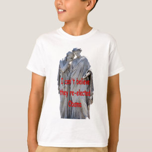 CAMISETA NÃO ACREDITO QUE ELES REELEITORARAM OBAMA