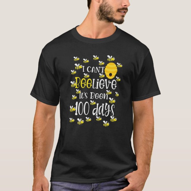 Camiseta Não acredito que foram 100 dias crianças bonitas d (Frente)