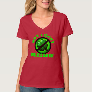 Camiseta Nao afortunado - abençoado!