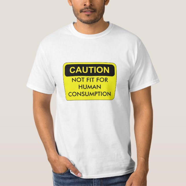 Camiseta Não ajustado para o T humano do consumo (Frente)