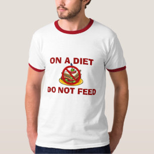 Camiseta Não alimente