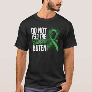 Camiseta Não Alimente A Princesa Comida Alergia Celia