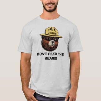CAMISETA NÃO ALIMENTE O URSO!!! T-SHIRT