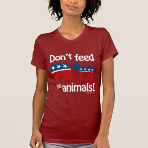 Camiseta Não alimente os animais