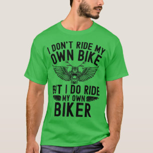 Camiseta Não ando de bicicleta, mas ando de bicicleta