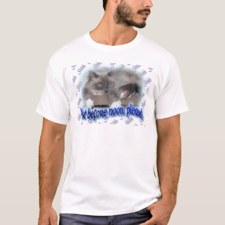 Camiseta Não antes do meio-dia!