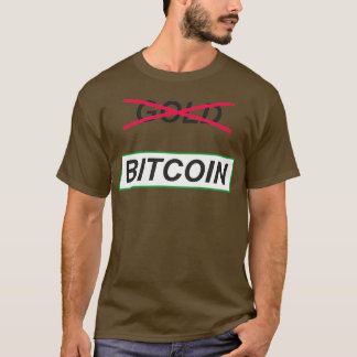 Camiseta Não ao Dourado Sim ao Bitmoney