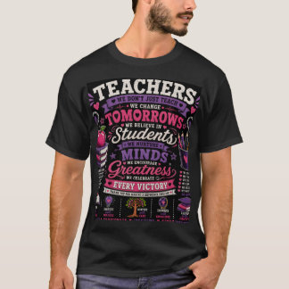 CAMISETA NÃO APENAS ENSINAMOS, MUDAMOS OS AMANHÃS