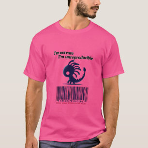 Camiseta Não apenas raros, mas irreproduzíveis