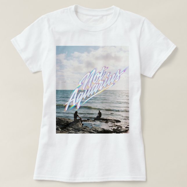 Camiseta Não Aquário (Frente do Design)