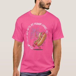 Camiseta Não até 4 de julho até que o meu tenente saia de u