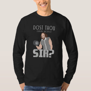 Camiseta Não, até mesmo, Hoist Sir Weighelevando Bodybuildi