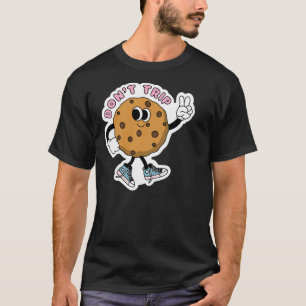 Camiseta não atire com um adesivo de chocolate