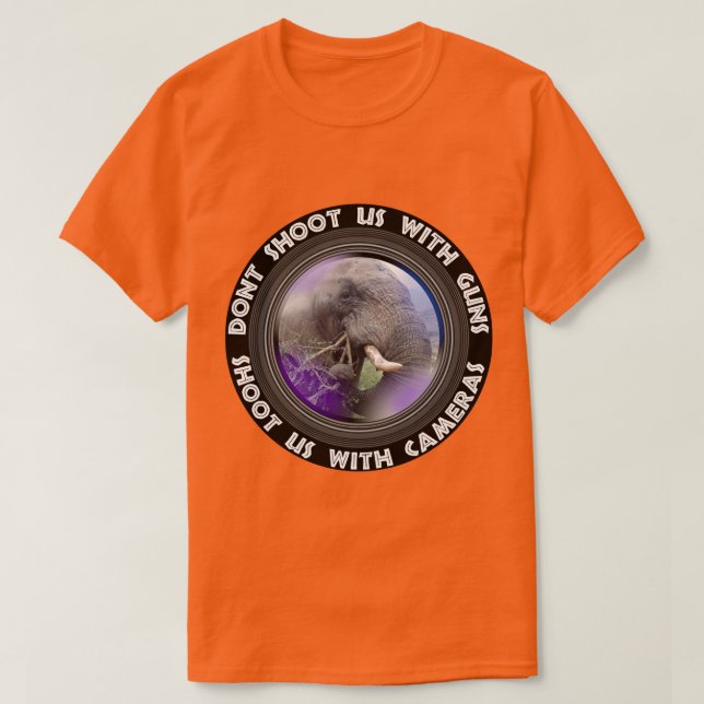 Camiseta Não atire no Elefante Bull (Frente do Design)