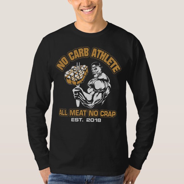 Camiseta Não atleta de carboidratos 1 (Frente)