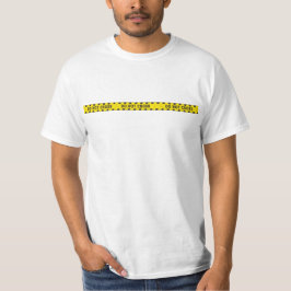 Camiseta não atravessar