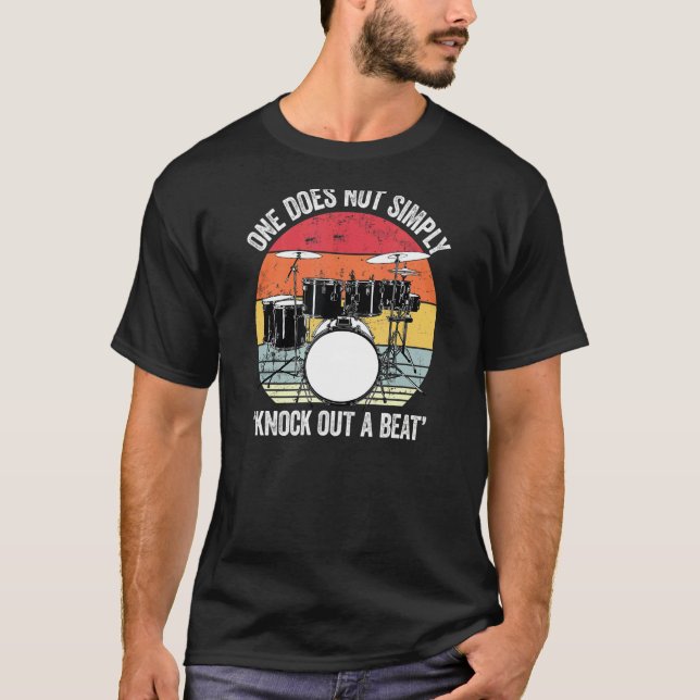 Camiseta Não Basta Tirar Uma Piada De Drummer (Frente)