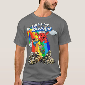 Camiseta Não Beba O KoolAid Retro Psicedélico Design 1