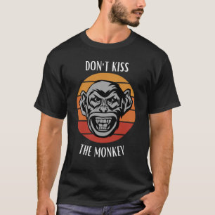 Camiseta Não beije o macaco