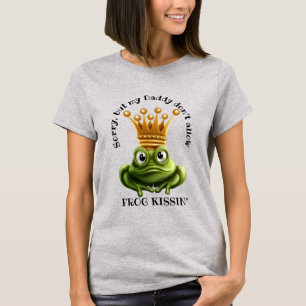 Camiseta Não Beijo Sapos Aqui