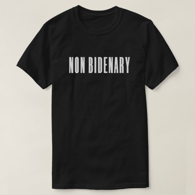 Camiseta Não Bidentico | Anti Joe Biden | T-Shirt escuro (Frente do Design)
