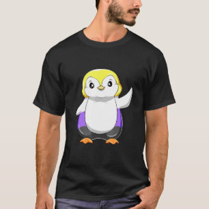 Camiseta Não-Binário E Pinguina Enby