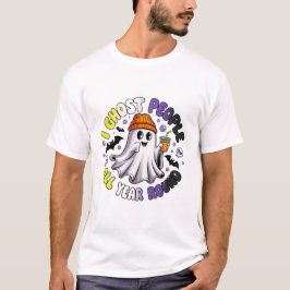 Camiseta Não Binário Halloween Divertido – Eu Assombro as P