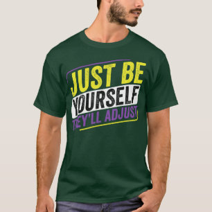 Camiseta Não Binário Seja SeuAjuste LGBT Enby Não Binário