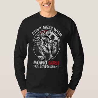 Camiseta Não Brinque com a Vovó Jurasskicked Momo Saurus