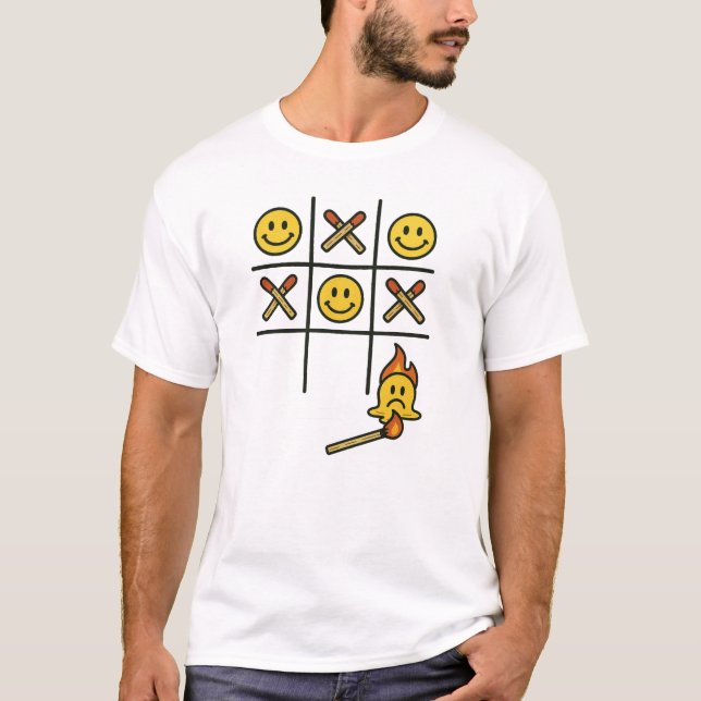 Camiseta Não brinque com fósforos (Frente)