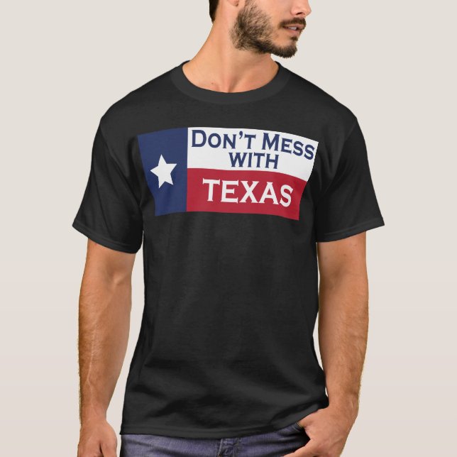 Camiseta Não Brinque Com o Texas (Frente)