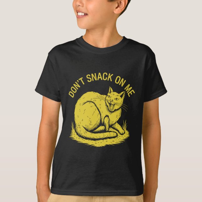 Camiseta Não brinque comigo Gato 2 (Frente)
