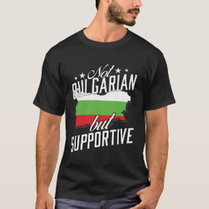 Camiseta Não Búlgaro, Mas Viagem Turístico De Apoio