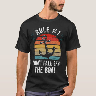Camiseta Não Caia Do Barco De Barco Velejando Velejador Pon