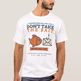 Camiseta Não Caia na Armadilha Piadas Conscientização sobre
