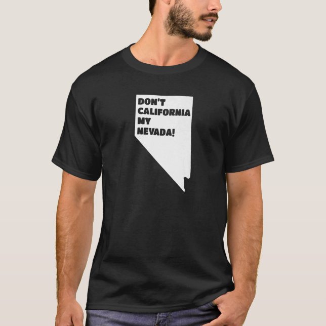 Camiseta Não California My Nevada (Frente)
