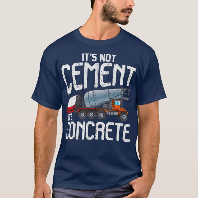 Camiseta Não Cement Seu Finalizador Concreto Concreto I (Frente)