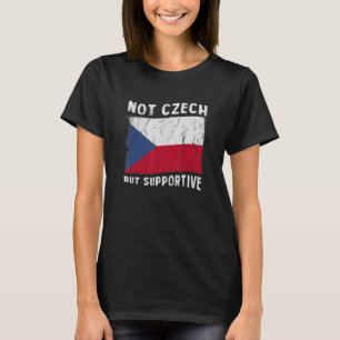 Camiseta Não Checo, Mas Inspiração Nacional Apoiante