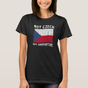 Camiseta Não Checo, Mas Inspiração Nacional Apoiante