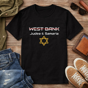 Camiseta Não Cisjordânia, Judeia Samaria Israel
