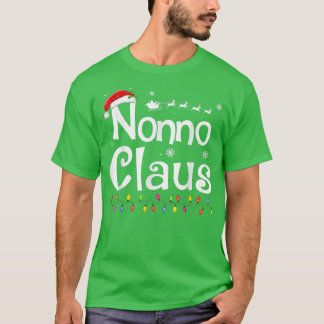 Camiseta Nâo Claus Engraçado Vovó Papais noeis Pijamas Nata